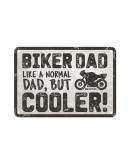 Placa metalica Oxford "Biker Dad"