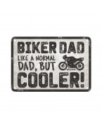 Placa metalica Oxford "Biker Dad"