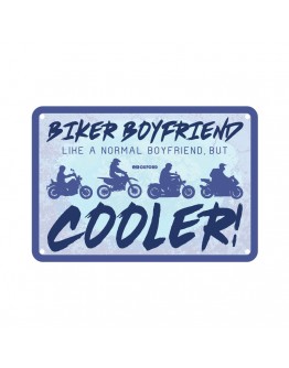 Placa metalica Oxford "Biker Boyfriend"