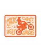 Placa metalica Oxford "Chicks Dig Ugly Bikers"