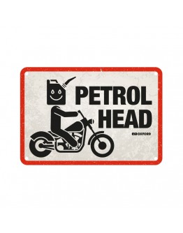 Placa metalica Oxford "Petrol Head"