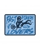 Placa metalica Oxford "Fast Bikers Make Slow"