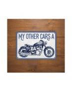 Placa metalica Oxford "My Other Cars A"