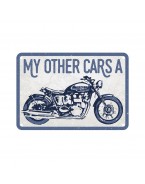 Placa metalica Oxford "My Other Cars A"