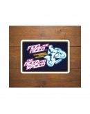 Placa metalica Oxford "Feel The Need The Need For Speed"