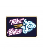 Placa metalica Oxford "Feel The Need The Need For Speed"