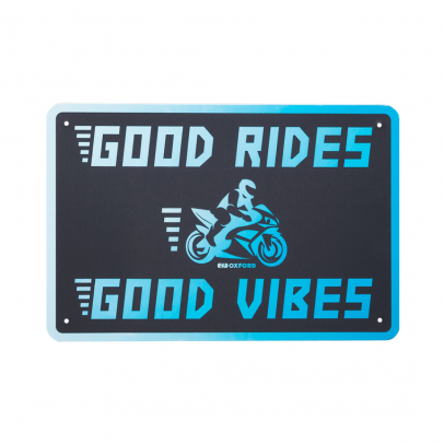 Placa metalica Oxford "Good vibes"