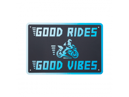 Placa metalica Oxford "Good vibes"