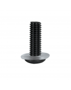 Set 8 suruburi parbriz moto Oxford Screen Screws- Negru