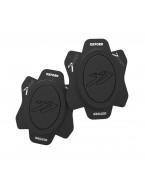 Set Slidere Oxford ROK Oval pentru Combinezon din Piele - Negru