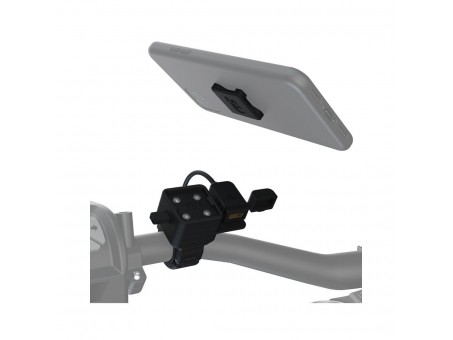 Suport telefon OXFORD CLIQR USB Type A Handlebar Mount