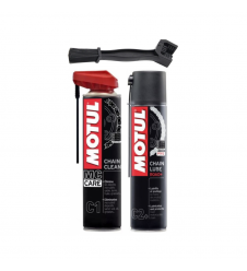 Pachet intretinere lant Motul C1, C2+, perie curatat lant