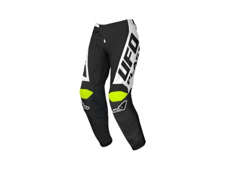 Pantaloni UFO Horizon Cross - Negru/Alb/Galben fluo