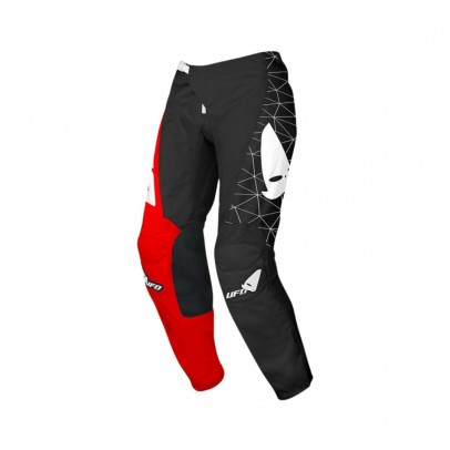 Pantaloni UFO Tecno Cross - Negru/Rosu