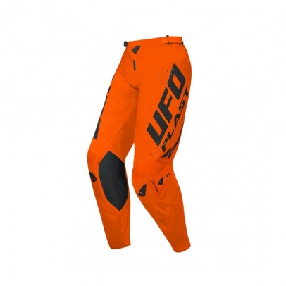 Pantaloni motocross UFO Radial Slim Cross - Portocaliu fluo