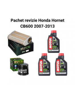 Pachet revizie Honda Hornet CB600 2007-2013 Motul 5100 Filtre HifloFiltro