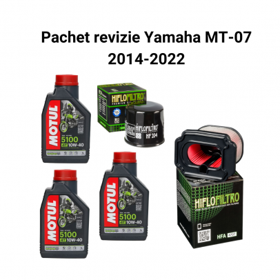Pachet revizie Yamaha MT-07 2014-2022 5100 Filtre HifloFiltro