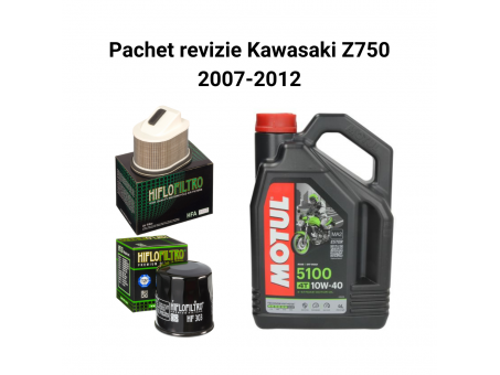 Pachet revizie Kawasaki Z750 2007-2012 5100 Filtre HifloFiltro