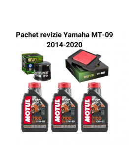 Pachet revizie Yamaha MT-09 2014-2022 Motul 7100 Filtre HifloFiltro