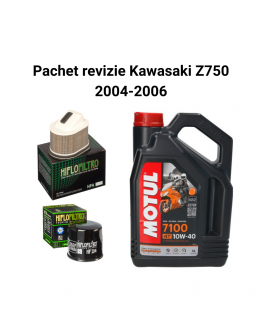 Pachet revizie Kawasaki Z750, Z1000 2004-2006 Motul 7100 Filtre HifloFiltro