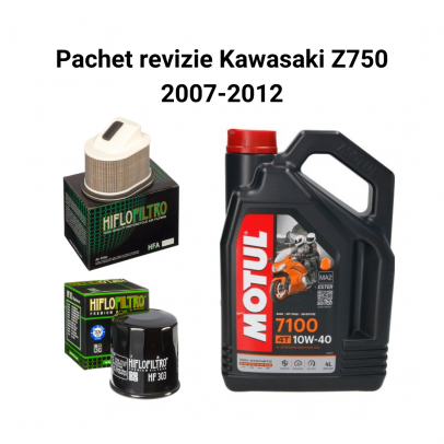 Pachet revizie Kawasaki Z750 2007-2012 7100 Filtre HifloFiltro