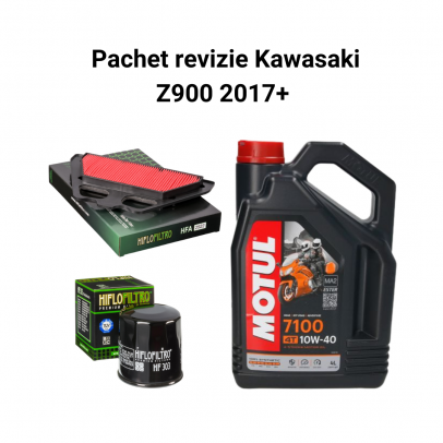 Pachet revizie Kawasaki Z900 2017+ Motul 7100 Filtre HifloFiltro