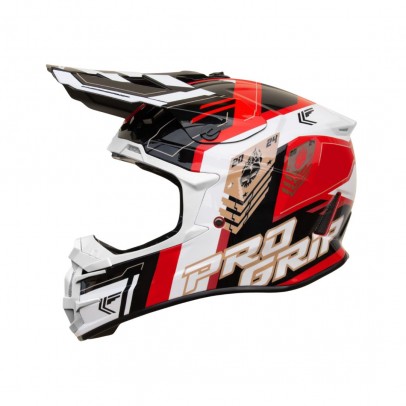 Casca cross-enduro PROGRIP PG3080 SPIRITS 2024/06 - Rosu/Negru