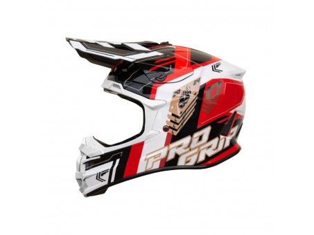 Casca cross-enduro PROGRIP PG3080 SPIRITS 2024/06 - Rosu/Negru