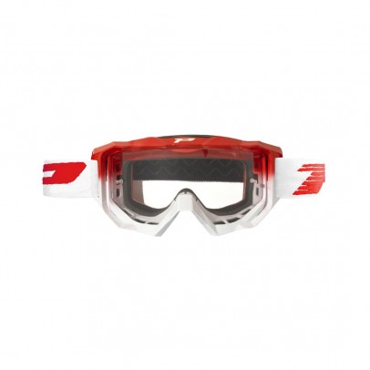 Ochelari cross-enduro PROGRIP GOGGLES PG3200-130 TR VENOM - Rosu/Alb