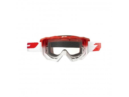 Ochelari cross-enduro PROGRIP GOGGLES PG3200-130 TR VENOM - Rosu/Alb