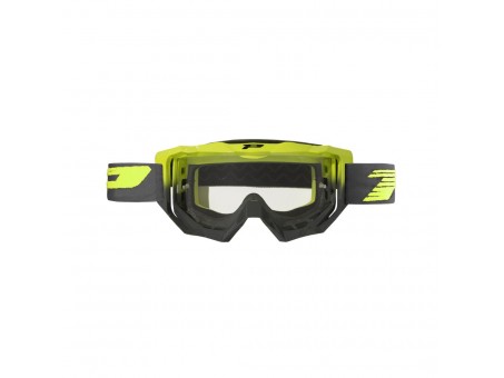 Ochelari cross-enduro PROGRIP GOGGLES PG3200-347 TR VENOM - Gri/Galben fluor