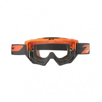 Ochelari cross-enduro PROGRIP GOGGLES PG3200-367 TR VENOM - Gri/Portocaliu