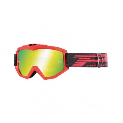 Ochelari cross-enduro PROGRIP GOGGLES PG3201 ATZAKI FL - Rosu