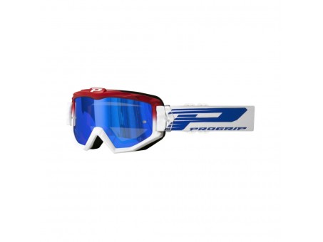 Ochelari cross-enduro PROGRIP GOGGLES PG3201 ATZAKI FL - Rosu/Alb