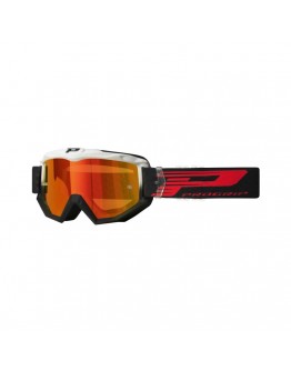 Ochelari cross-enduro PROGRIP GOGGLES PG3201 ATZAKI FL - Alb/Negru