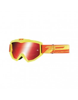 Ochelari cross-enduro PROGRIP GOGGLES PG3201 ATZAKI FL - Galben fluor