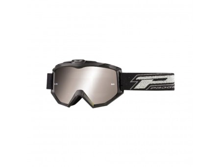 Ochelari cross-enduro PROGRIP GOGGLES PG3204-178 DARK SIDE - Negru mat/Argintiu