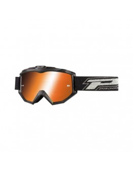 Ochelari cross-enduro PROGRIP GOGGLES PG3204-186 DARK SIDE - Negru mat/Portocaliu