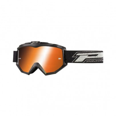 Ochelari cross-enduro PROGRIP GOGGLES PG3204-186 DARK SIDE - Negru mat/Portocaliu