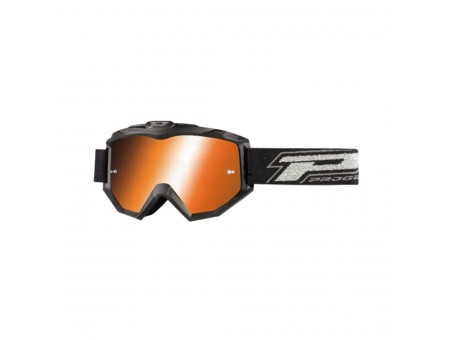 Ochelari cross-enduro PROGRIP GOGGLES PG3204-186 DARK SIDE - Negru mat/Portocaliu