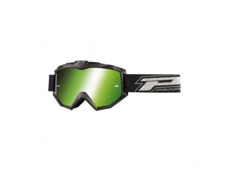 Ochelari cross-enduro PROGRIP GOGGLES PG3204-183 DARK SIDE - Negru mat/Verde