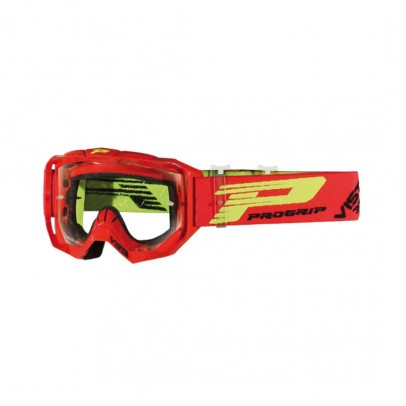 Ochelari cross-enduro PROGRIP GOGGLES PG3303-107 TR VISTA - Rosu