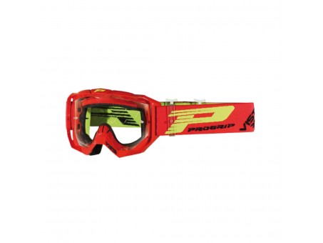 Ochelari cross-enduro PROGRIP GOGGLES PG3303-107 TR VISTA - Rosu