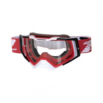 Ochelari cross-enduro PROGRIP GOGGLES PG3309-161 TR RAPID - Rosu/Alb/Negru