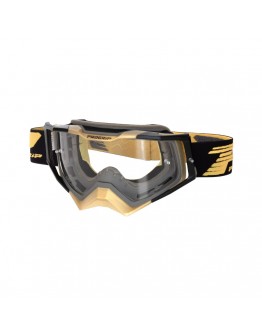 Ochelari cross-enduro PROGRIP GOGGLES PG3309-380 TR RAPID - Negru/Auriu