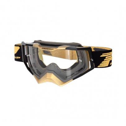 Ochelari cross-enduro PROGRIP GOGGLES PG3309-380 TR RAPID - Negru/Auriu