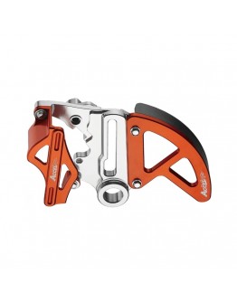 Protectie etrier si disc ACCELspate, KTM SX/SXF/EXC/EXCF '13-'22, HUSQVARNA TC/FC '15-'22 (diametru ax 25 MM), culoare portocaliu