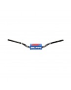 Ghidon SCAR 28,6 mm YAMAHA YZ/YZF - Negru/Alb burete - Albastru/Negru