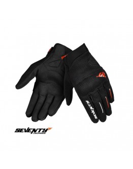 Manusi barbati Urban vara Seventy SD-C40 Asphalt - Negru/rosu – degete tactile