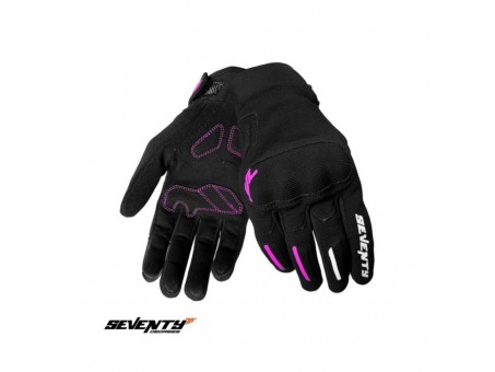 Manusi femei Urban vara Seventy SD-C42 Asphalt - Negru/fuchsia (roz) – degete tactile